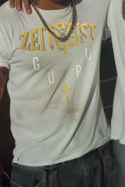 FULL LOGO - Mens White tee
