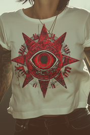 THE EYE OF ARIA - Womens White Tee