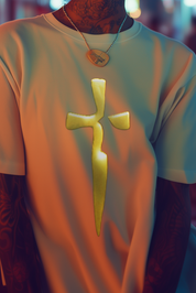 GOLDEN BLADE - Womens White Tee