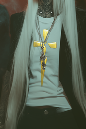GOLDEN BLADE - Womens White Tee