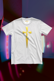GOLDEN BLADE - Womens White Tee