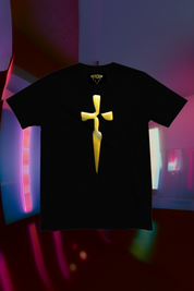 GOLDEN BLADE - Womens Black Tee