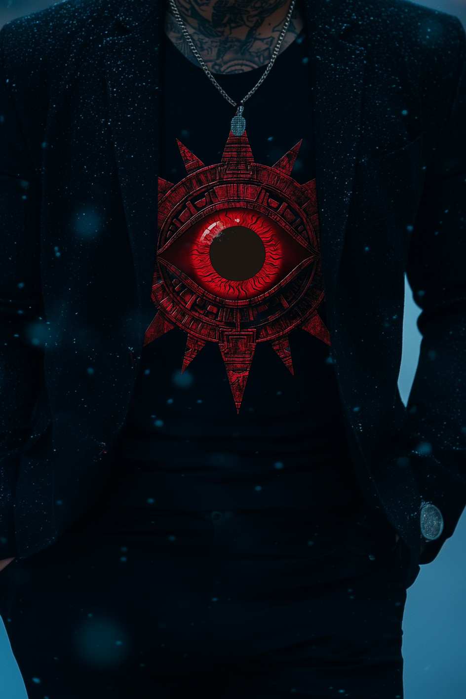 THE EYE OF CHANCE - Mens Black Tee