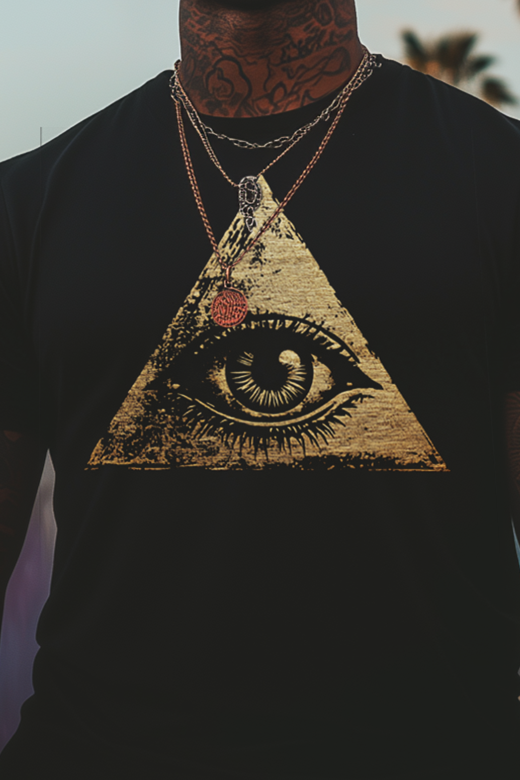 THE EYE OF DARIUS - Mens Black Tee