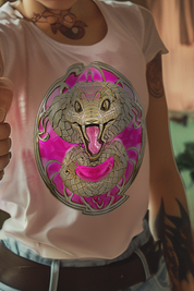 DEADLY VIPER CLUB - Womens White Tee