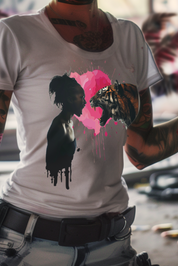 SCREAMING MATCH - Womens White Tee