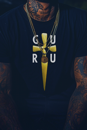 GURU BLADE - Mens Black Tee