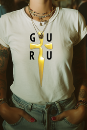 GURU BLADE - Womens White Tee