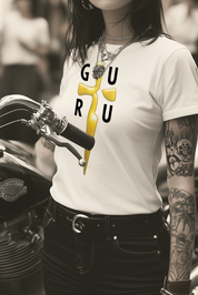 GURU BLADE - Womens White Tee