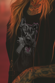 GOOD DOGGIE - Womens Black Tee