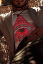 THE EYE OF GEORGE - Mens White Tee