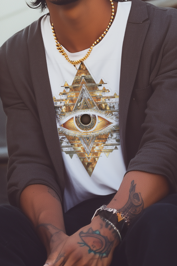 THE EYE OF TYRON - Mens White Tee