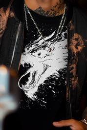 FIERCE DRAGON - Mens Black Tee