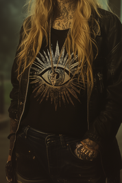 THE EYE OF JADA - Womens Black Tee