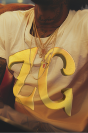ZG MONOGRAM - Mens White Tee