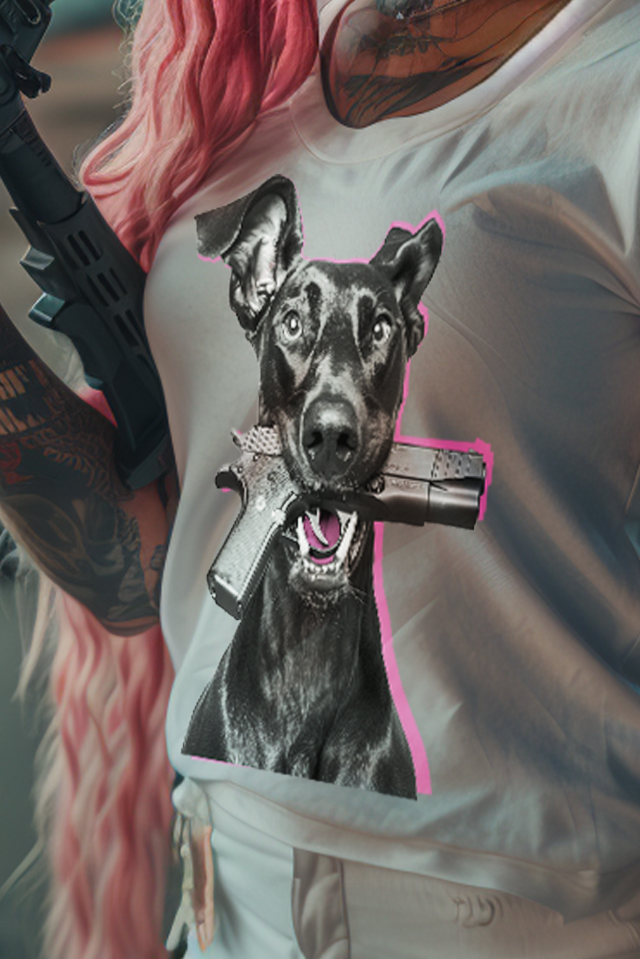 GOOD DOGGIE - Womens White Tee