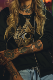 THE EYE OF MAEVE - Womens Black Tee