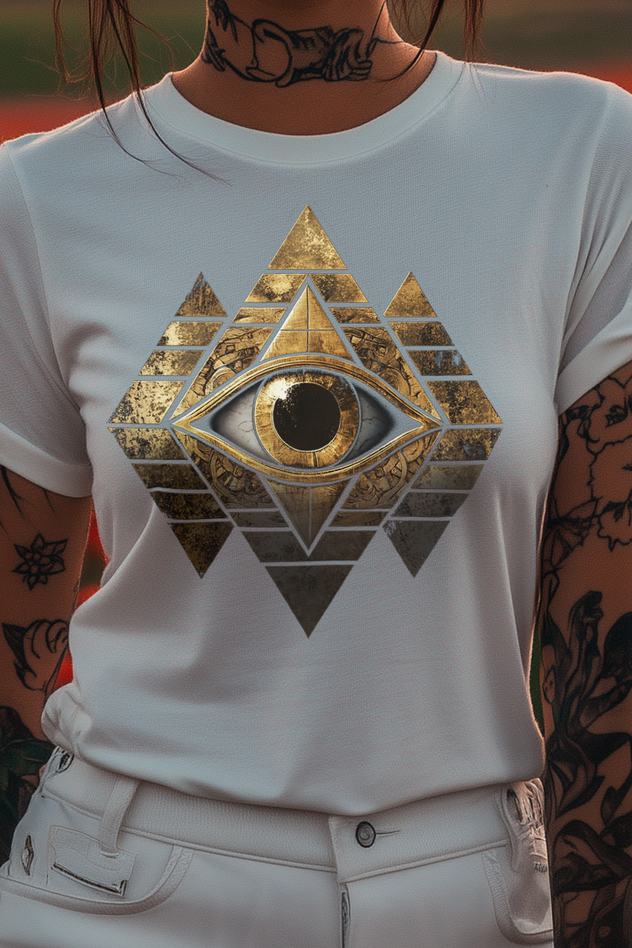 THE EYE OF MAEVE - Womens White Tee