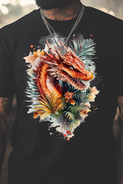SLY DRAGON - Mens Black Tee