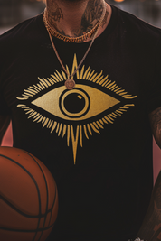 THE EYE OF PRINCE - Mens Black Tee