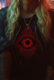 THE EYE OF RUBY - Womens Black Tee
