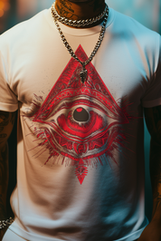THE EYE OF GEORGE - Mens White Tee
