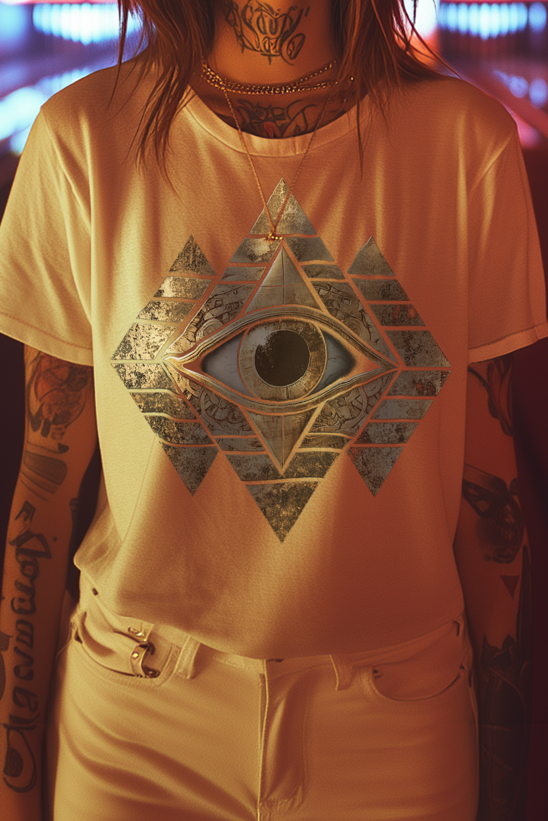 THE EYE OF MAEVE - Womens White Tee