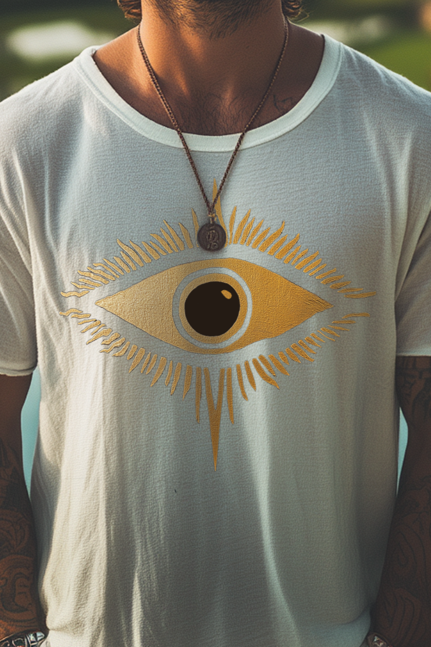 THE EYE OF PRINCE - Mens White Tee