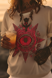 THE EYE OF ARIA - Womens White Tee