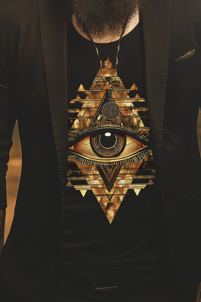THE EYE OF TYRON - Mens Black Tee