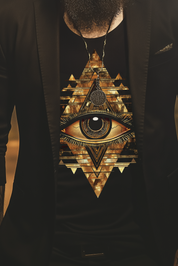 THE EYE OF TYRON - Mens Black Tee