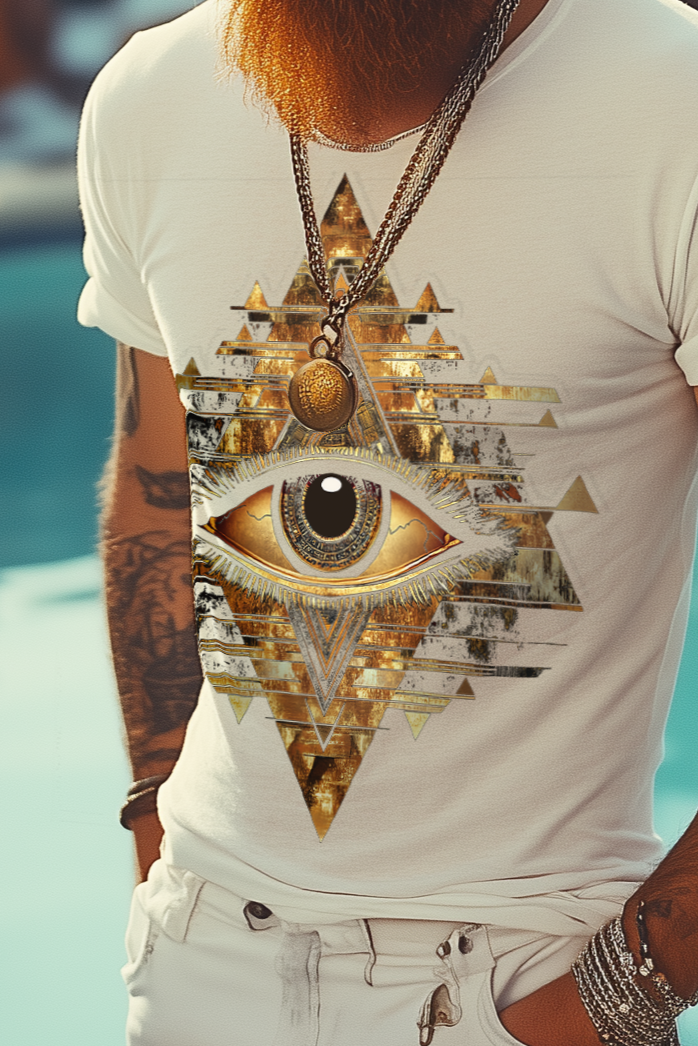 THE EYE OF TYRON - Mens White Tee