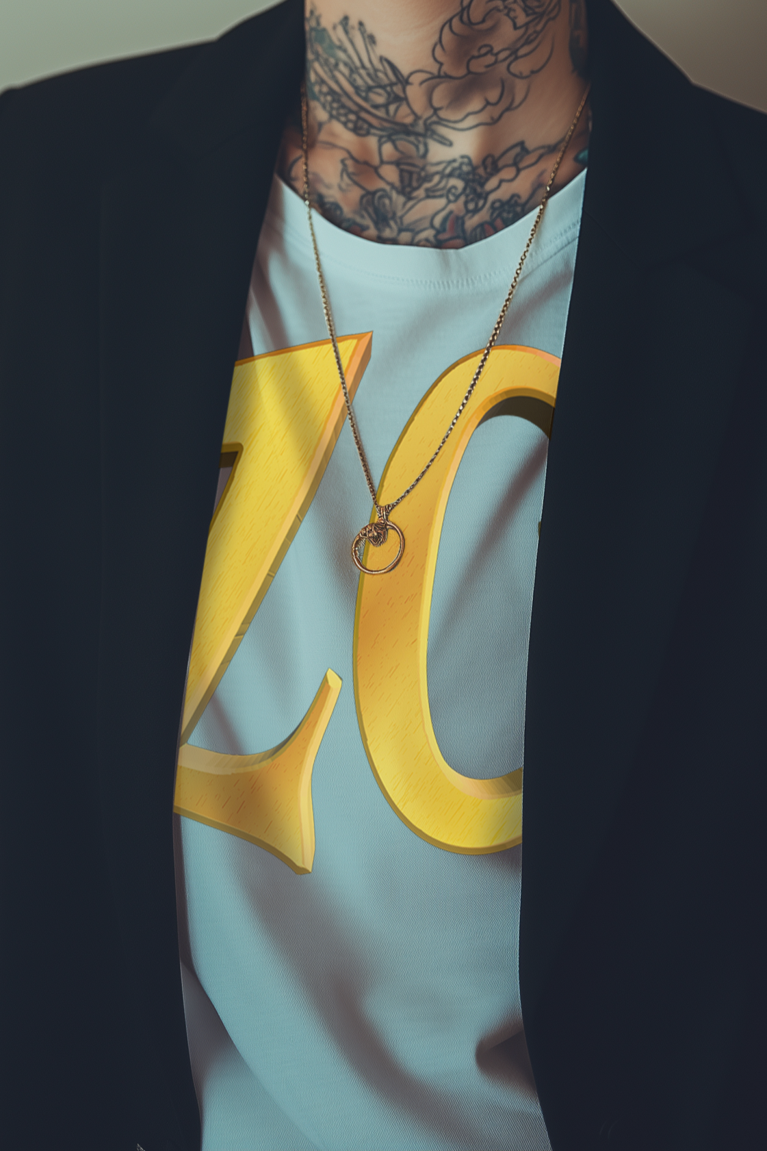 ZG MONOGRAM - Womens White Tee