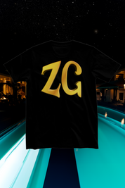 ZG MONOGRAM - Mens Black Tee