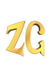 ZG MONOGRAM - Mens White Tee