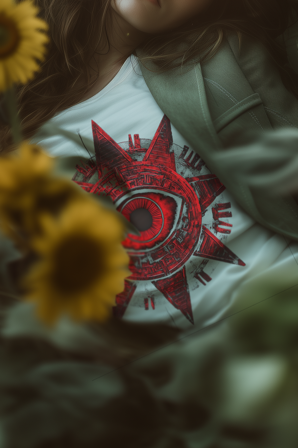 THE EYE OF ARIA - Womens White Tee