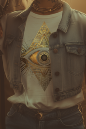 THE EYE OF RIA - Womens White Tee